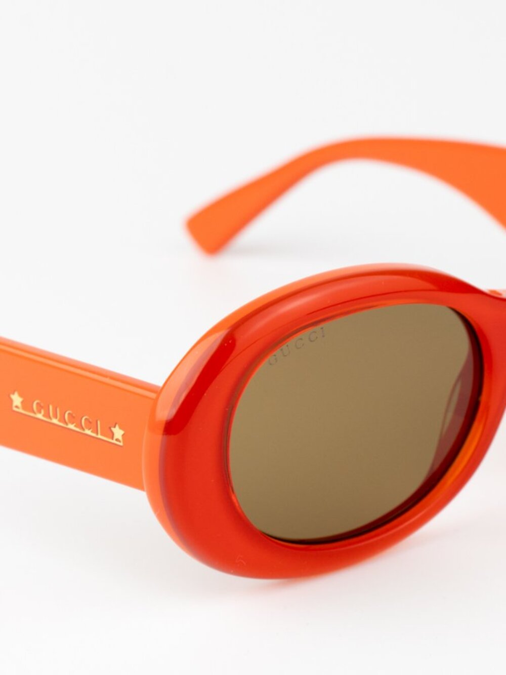 NEW Gucci GG1587S 003 Orange Brown Women Oval Sunglasses GG 1587S - Picture 6 of 10